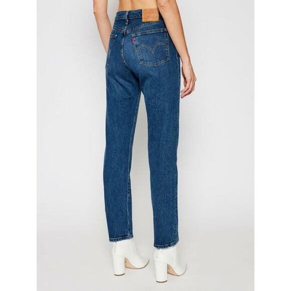 Levi’s 501 Charleston Outlasted Blue 36200-0157 Straight Leg High Rise Crop Jean - Picture 13 of 13